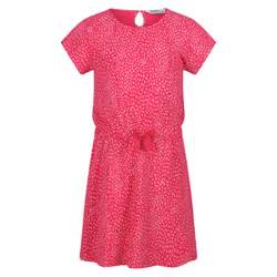 Regatta Childrens/Kids Catrinel Animal Print Casual Dress - 3-4 Years, Pink Fusion