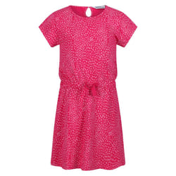 Regatta Childrens/Kids Catrinel Animal Print Casual Dress - 3-4 Years, Pink Fusion