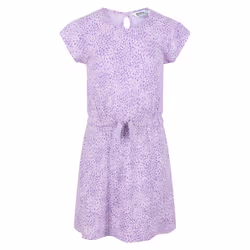 Regatta Childrens/Kids Catrinel Animal Print Casual Dress - 9-10 Years, Pastel Lilac