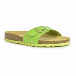 Sanosan Womens/Ladies Malaga Lacquered Sandals - 5 UK, Green/Brown