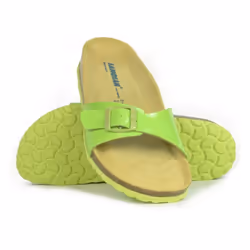 Sanosan Womens/Ladies Malaga Lacquered Sandals - 5 UK, Green/Brown