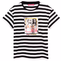 Barbie Girls T-Shirt (Pack of 2) - 7-8 Years, Black/White