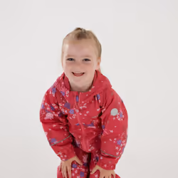Regatta Childrens/Kids Pobble Peppa Pig Floral Waterproof Puddle Suit