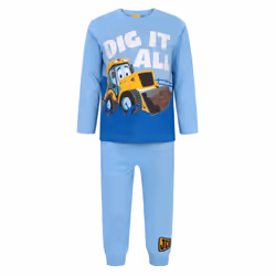 JCB Childrens Boys Dig It All Pyjamas
