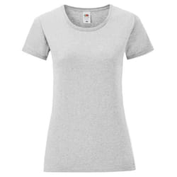 Fruit Of The Loom Womens/Ladies Iconic T-Shirt - S, Athletic Heather Grey