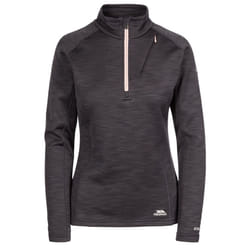 Trespass Womens/Ladies Fairford Fleece Top - L, Black Marl