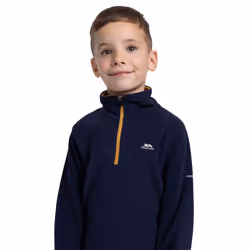 Trespass Boys Etto Airtrap Microfleece - 7-8 Years, Navy