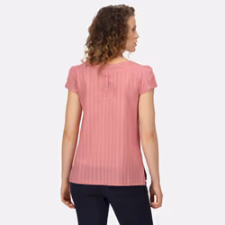Regatta Womens/Ladies Jaelynn Dobby Cotton T-Shirt - 20 UK, Heather Rose
