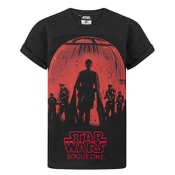 Star Wars: Rogue One Boys Foil T-Shirt - 7-8 Years, Vivid Red/Black
