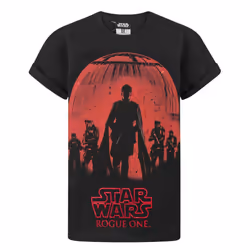 Star Wars: Rogue One Boys Foil T-Shirt - 9-10 Years, Vivid Red/Black