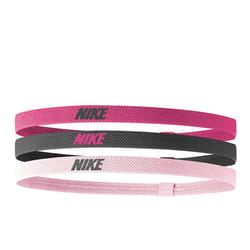 Nike Mixed Width Headband (Pack of 3) - One Size, Pink/Grey