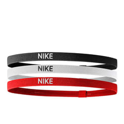 Nike Mixed Width Headband (Pack of 3) - One Size, Black/Red/White