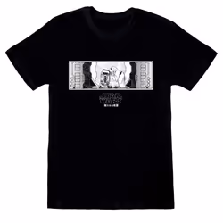 Star Wars Unisex Adult Obi Wan Kenobi T-Shirt - XXL, Black/White