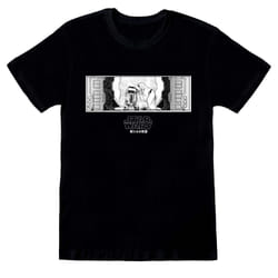 Star Wars Unisex Adult Obi Wan Kenobi T-Shirt - XXL, Black/White