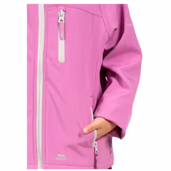 Trespass Childrens/Kids Kian Softshell Jacket - 7/8 Years, Deep Pink