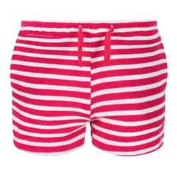 Regatta Childrens/Kids Dayana Towelling Stripe Casual Shorts - 5-6 Years, Pink Fusion/White