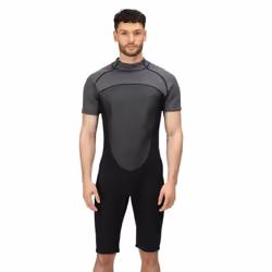 Regatta Mens Shorty Wetsuit - L-XL, Black/Dark Grey