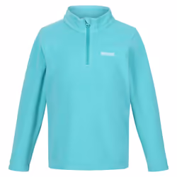 Regatta Great Outdoors Childrens/Kids Hot Shot II Half Zip Fleece Top - 14 Years, Turquoise