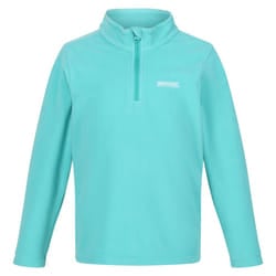 Regatta Great Outdoors Childrens/Kids Hot Shot II Half Zip Fleece Top - 14 Years, Turquoise