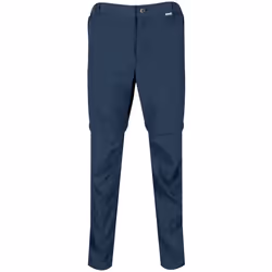 Regatta Mens Leesville II Zip Off Trousers - 32L, Moonlight Denim