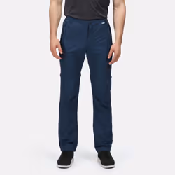 Regatta Mens Leesville II Zip Off Trousers - 32L, Moonlight Denim