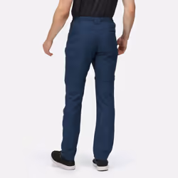 Regatta Mens Leesville II Zip Off Trousers - 32L, Moonlight Denim