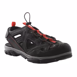 Regatta Mens Westshore III Walking Shoes - 11 UK, Black/True Red