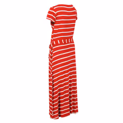 Regatta Womens/Ladies Maisyn Stripe Shirt Dress - 10 UK, True Red/White