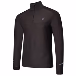 Dare 2B Mens Power Up II Lightweight Jersey - XS, Black Marl