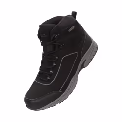 Mountain Warehouse Mens Ramble Softshell Walking Boots - 10 UK, Charcoal/Black