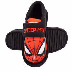Spider-Man Boys Slippers - 7 UK Child, Black/Red