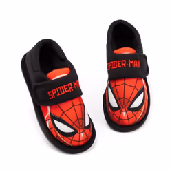 Spider-Man Boys Slippers - 7 UK Child, Black/Red
