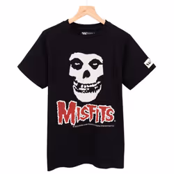 Misfits Childrens/Kids Band T-Shirt - 9-10 Years, Black/White/Red