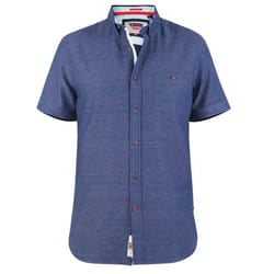 Duke Mens Stratford 2 D555 Kingsize Short-Sleeved Shirt - 7XL, Navy