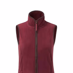 Premier Womens/Ladies Artisan Fleece Gilet - S, Burgundy/Brown