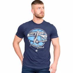 Duke Mens Winterton D555 Volkswagen Kingsize T-Shirt - 2XL, Navy