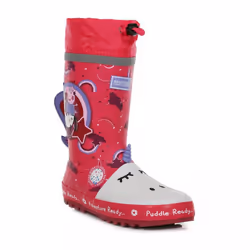 Regatta Childrens/Kids Unicorn Peppa Pig Wellington Boots - 9 UK Child, Winterberry