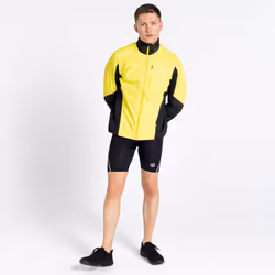 Dare 2B Mens Mediant II Cycling Jacket - L, Neon Spring/Black