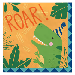 Amscan Dino-Mite Napkins (Pack of 16)