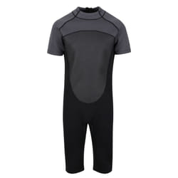 Regatta Mens Shorty Wetsuit - XL-XXL, Black/Dark Grey