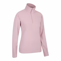 Mountain Warehouse Womens/Ladies Camber Half Zip Fleece Top - S, Light Pink