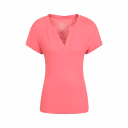 Mountain Warehouse Womens/Ladies Skye Slub T-Shirt - 12 UK, Pink