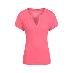 Mountain Warehouse Womens/Ladies Skye Slub T-Shirt - 12 UK, Pink