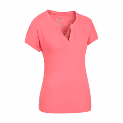 Mountain Warehouse Womens/Ladies Skye Slub T-Shirt - 12 UK, Pink