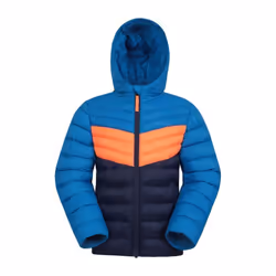 Mountain Warehouse Childrens/Kids Seasons Colour Block Padded Jacket - 3-4 Years, Navy