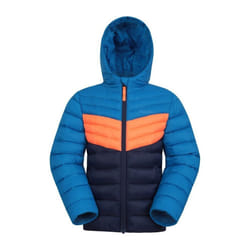 Mountain Warehouse Childrens/Kids Seasons Colour Block Padded Jacket - 3-4 Years, Navy