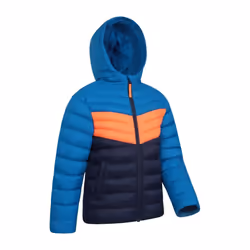Mountain Warehouse Childrens/Kids Seasons Colour Block Padded Jacket - 3-4 Years, Navy