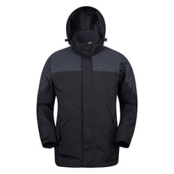 Mountain Warehouse Mens Storm 3 in 1 Waterproof Jacket - XL, Grey