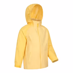 Mountain Warehouse Childrens/Kids Torrent II Waterproof Jacket - 11-12 Years, Pale Yellow