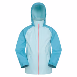 Mountain Warehouse Childrens/Kids Torrent II Waterproof Jacket - 5-6 Years, Pale Blue
